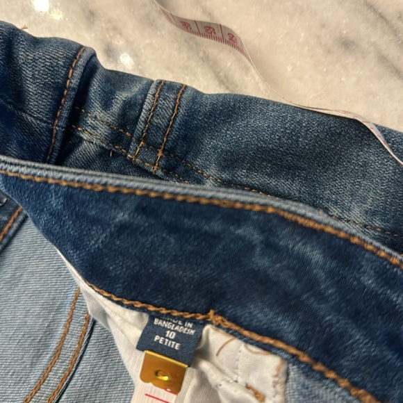 J. Jill Denim high-rise boot cut jeans size 10p - Picture 7 of 14